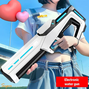 💦💥 Pistola de Água Elétrica para Adultos – Potente e com Sução Automática! 🔫
