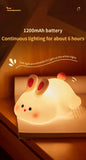 🐰💡 Luz Noturna LED de Coelho – A Luminária Fofa e Confortável para o Quarto! 🌙✨