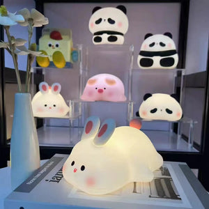 🐰💡 Luz Noturna LED de Coelho – A Luminária Fofa e Confortável para o Quarto! 🌙✨