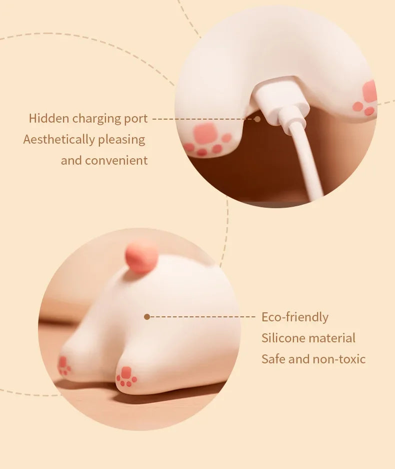 🐰💡 Luz Noturna LED de Coelho – A Luminária Fofa e Confortável para o Quarto! 🌙✨