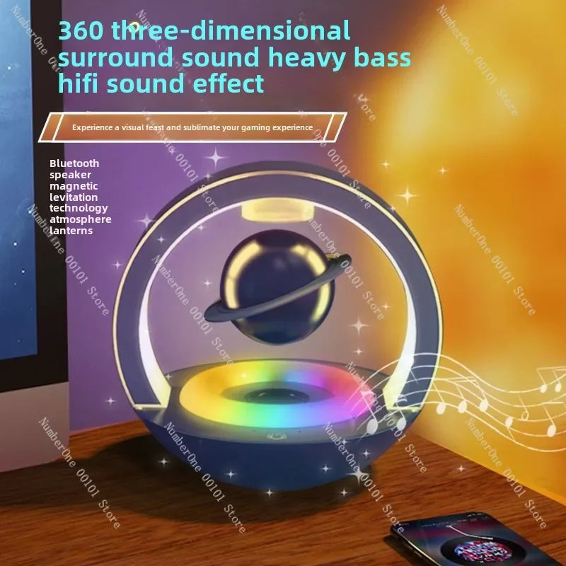 🎵🔊 Caixinha de Som Bluetooth com Levitação Magnética